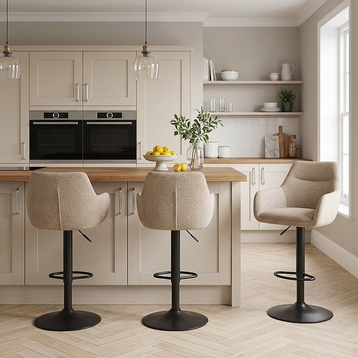 Stoff Barhocker - Matteo Beige