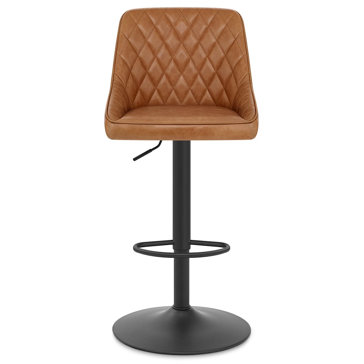 Barhocker Echtleder - Melbourne Braun