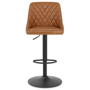 Barhocker Echtleder - Melbourne Braun