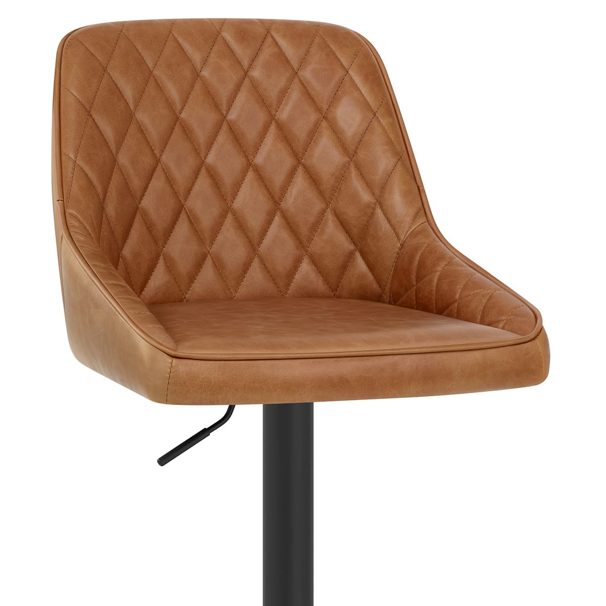 Barhocker Echtleder - Melbourne Braun