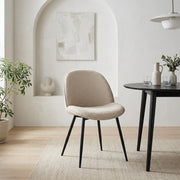 Esszimmerstuhl Stoff - Mia Beige