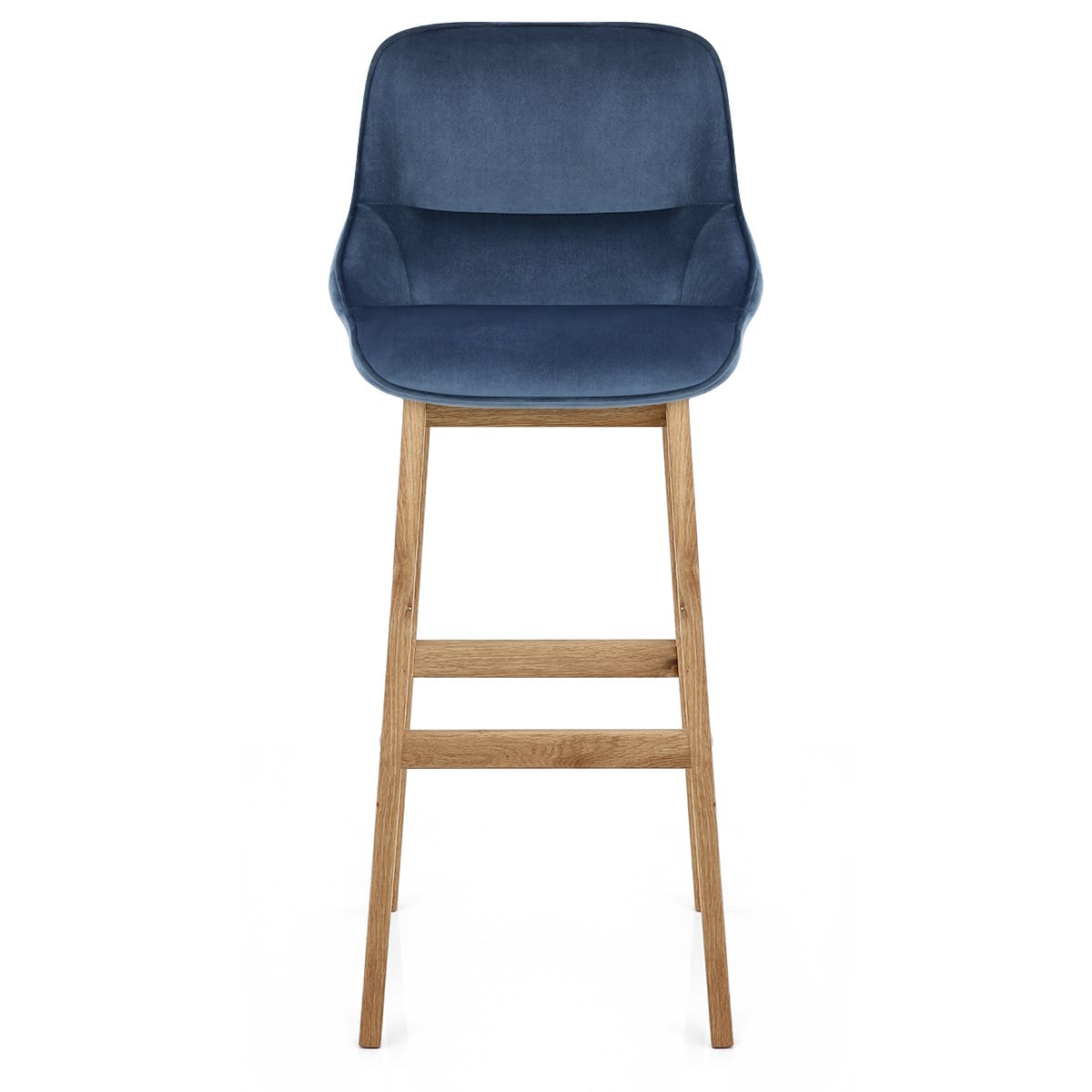 Samtbarhocker - Miami Blau