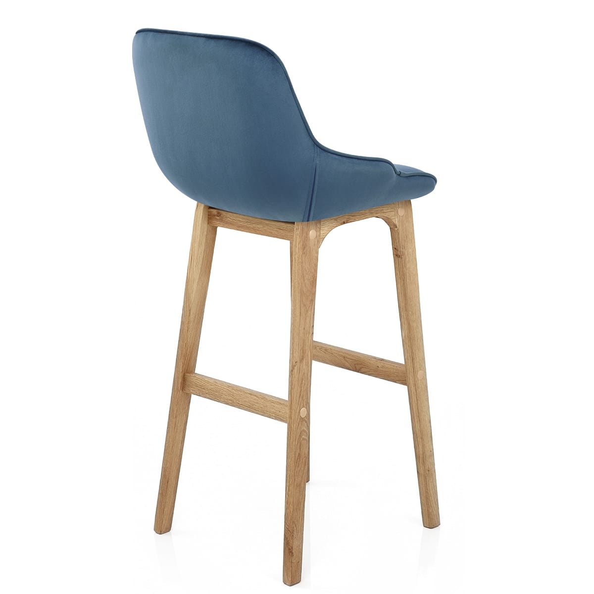 Samtbarhocker - Miami Blau