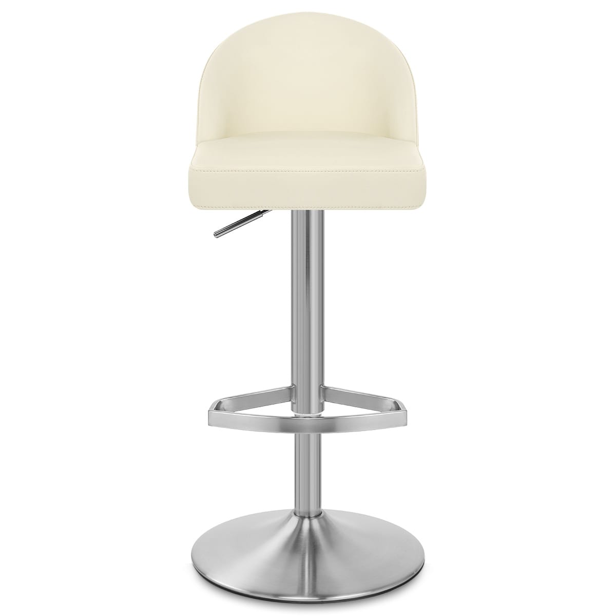 Echtleder Barhocker Gebürstet - Mimi Beige