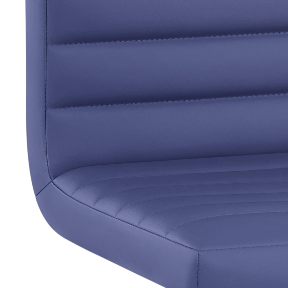 Kunstleder Barhocker Chrom - Mint Blau