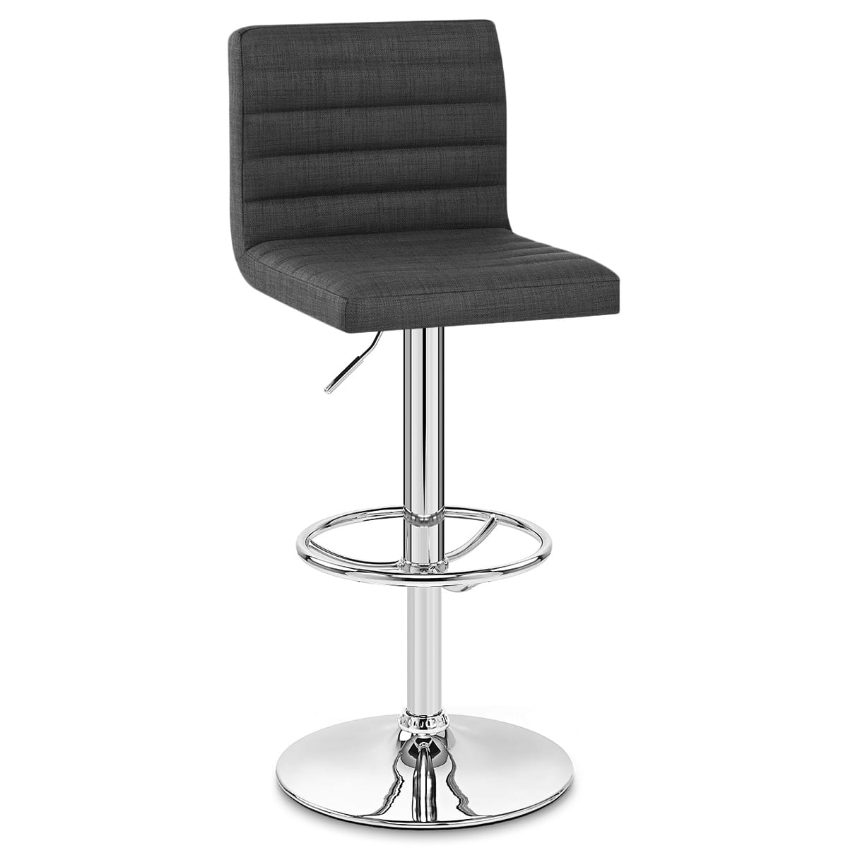 Barhocker Stoff - Mint Dunkelgrau