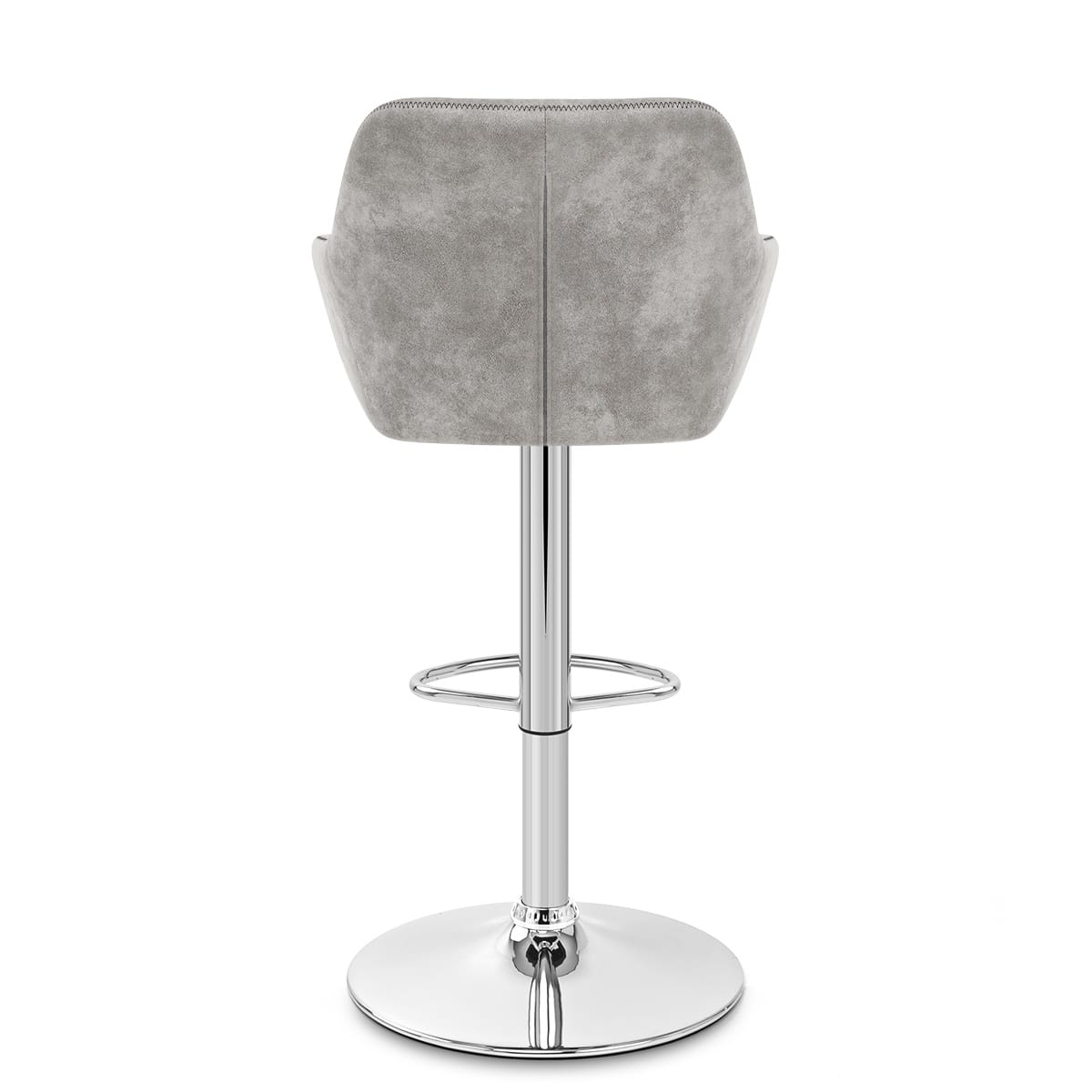 Barhocker Kunstleder Antik - Modena Grau