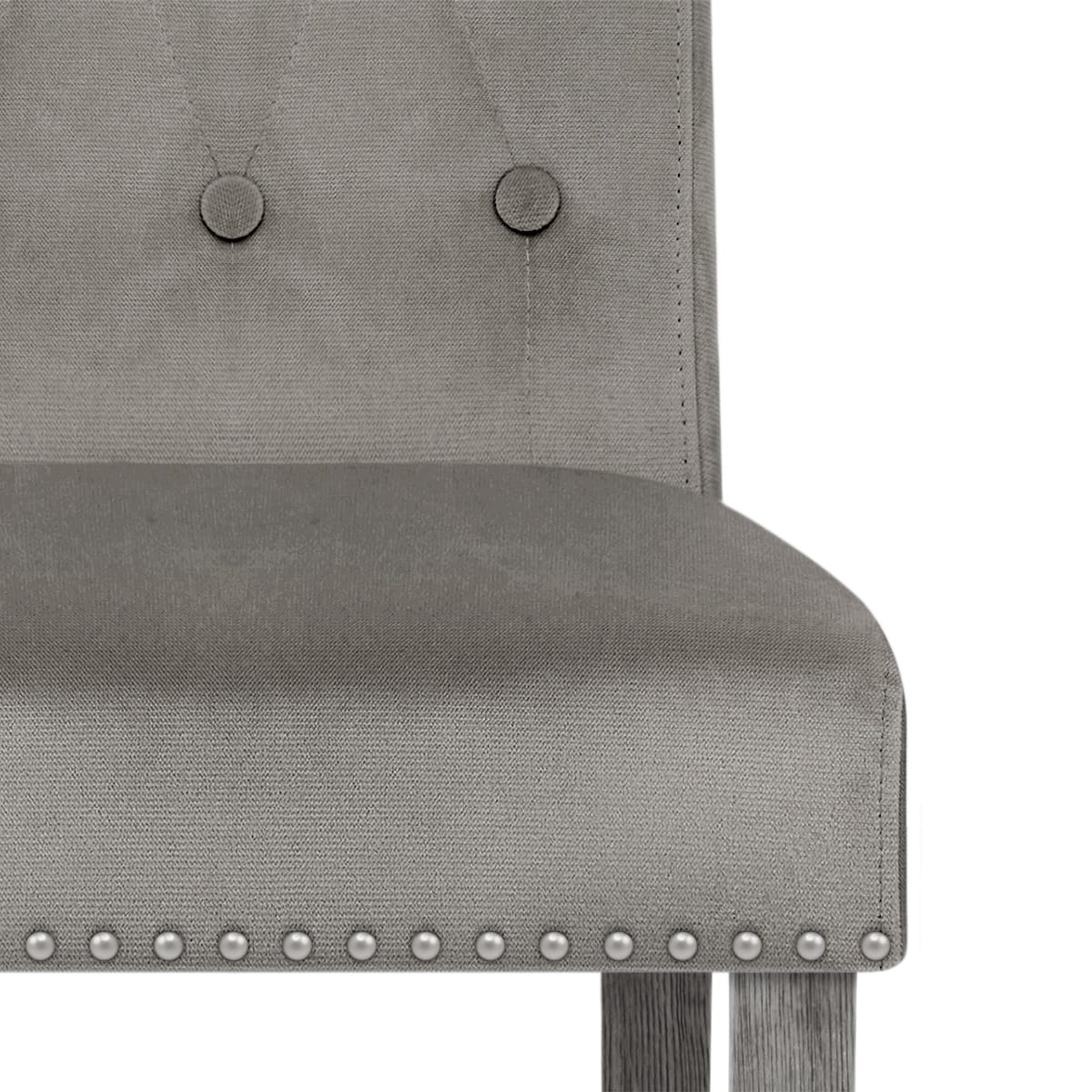 Sedia Velluto - Moreton Grigio