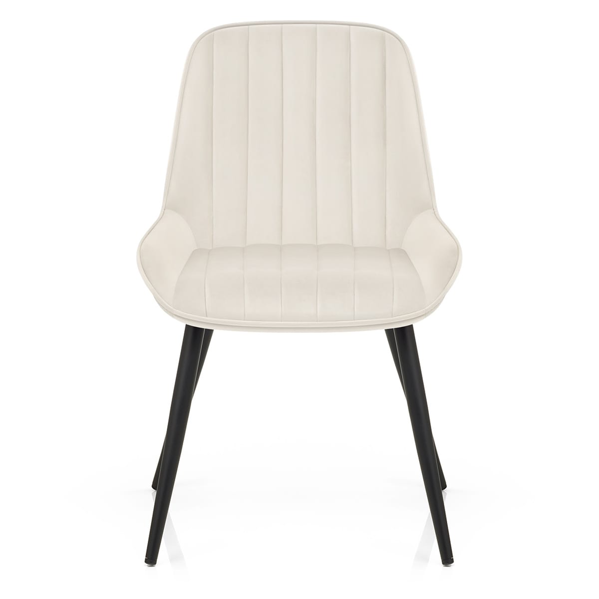 Samt Esszimmerstuhl - Mustang Beige
