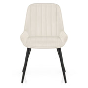 Sedia Velluto Satinata - Mustang Crema