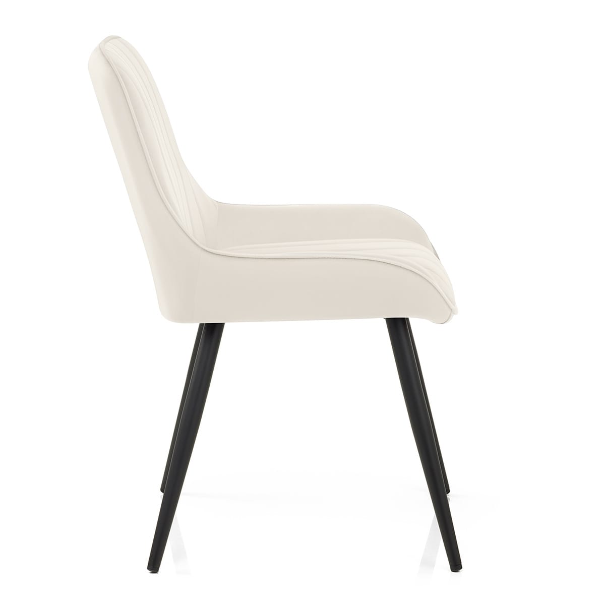 Samt Esszimmerstuhl - Mustang Beige
