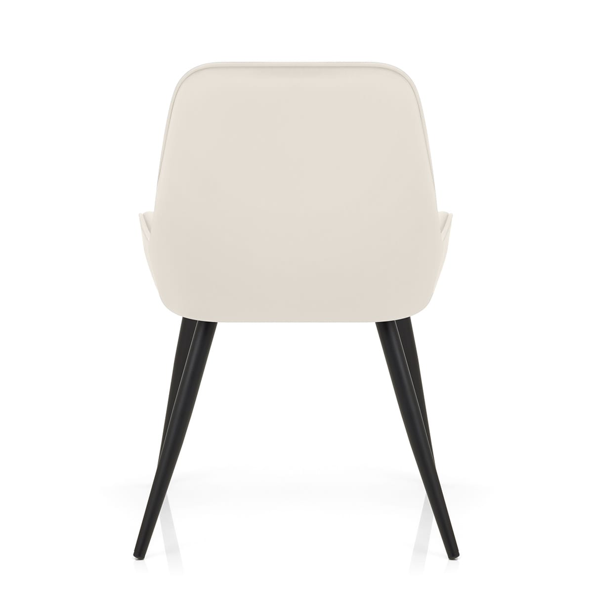 Sedia Velluto Satinata - Mustang Crema