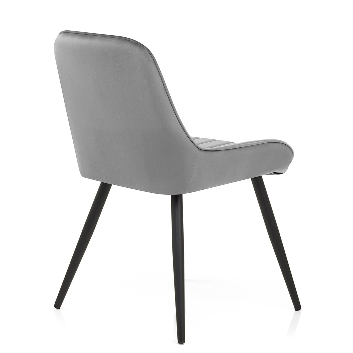 Sedia Velluto Satinata - Mustang Grigio scuro