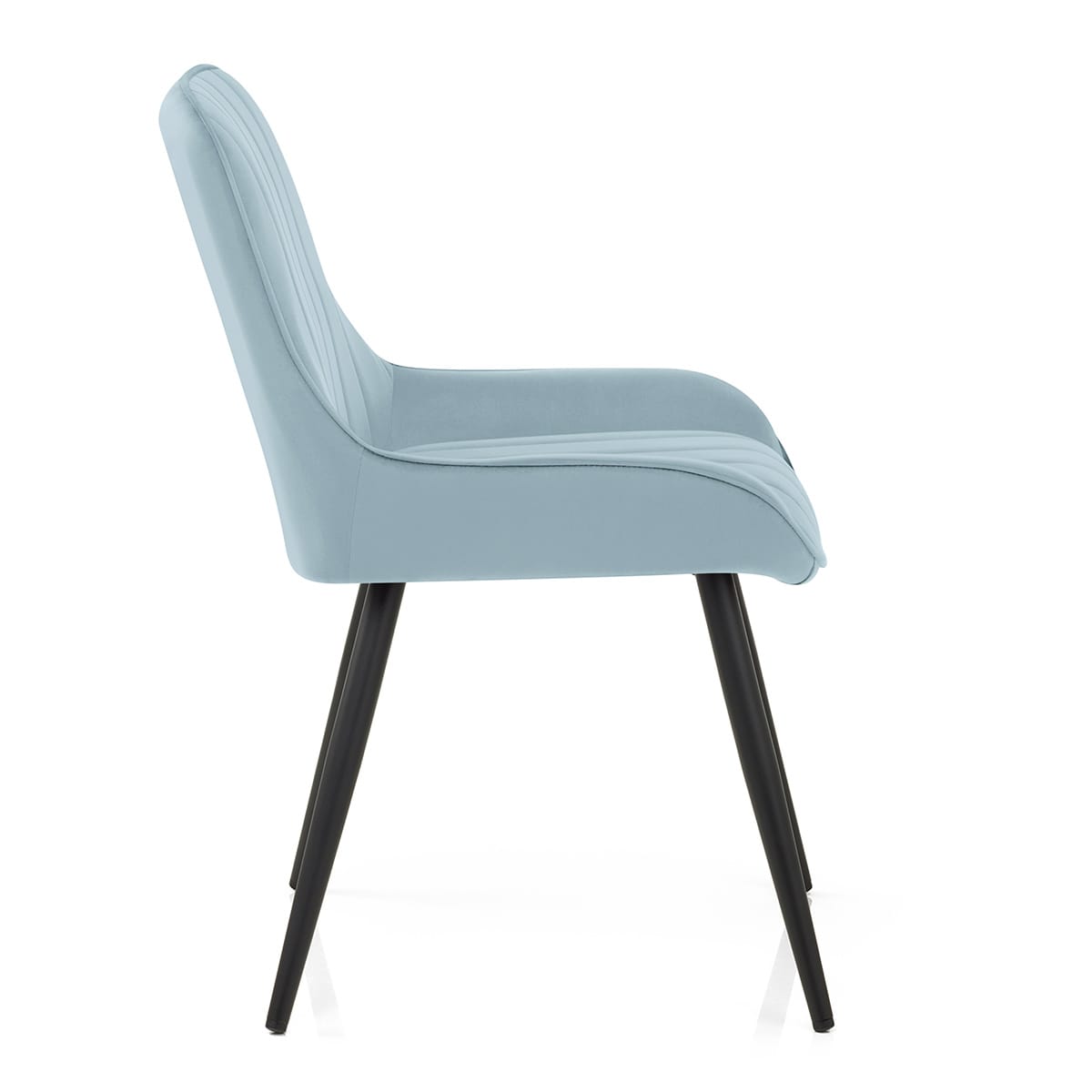 Sedia Velluto Satinata - Mustang Blu
