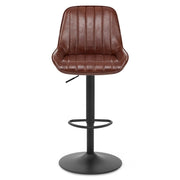 Sgabello Ecopelle - Mustang Marrone