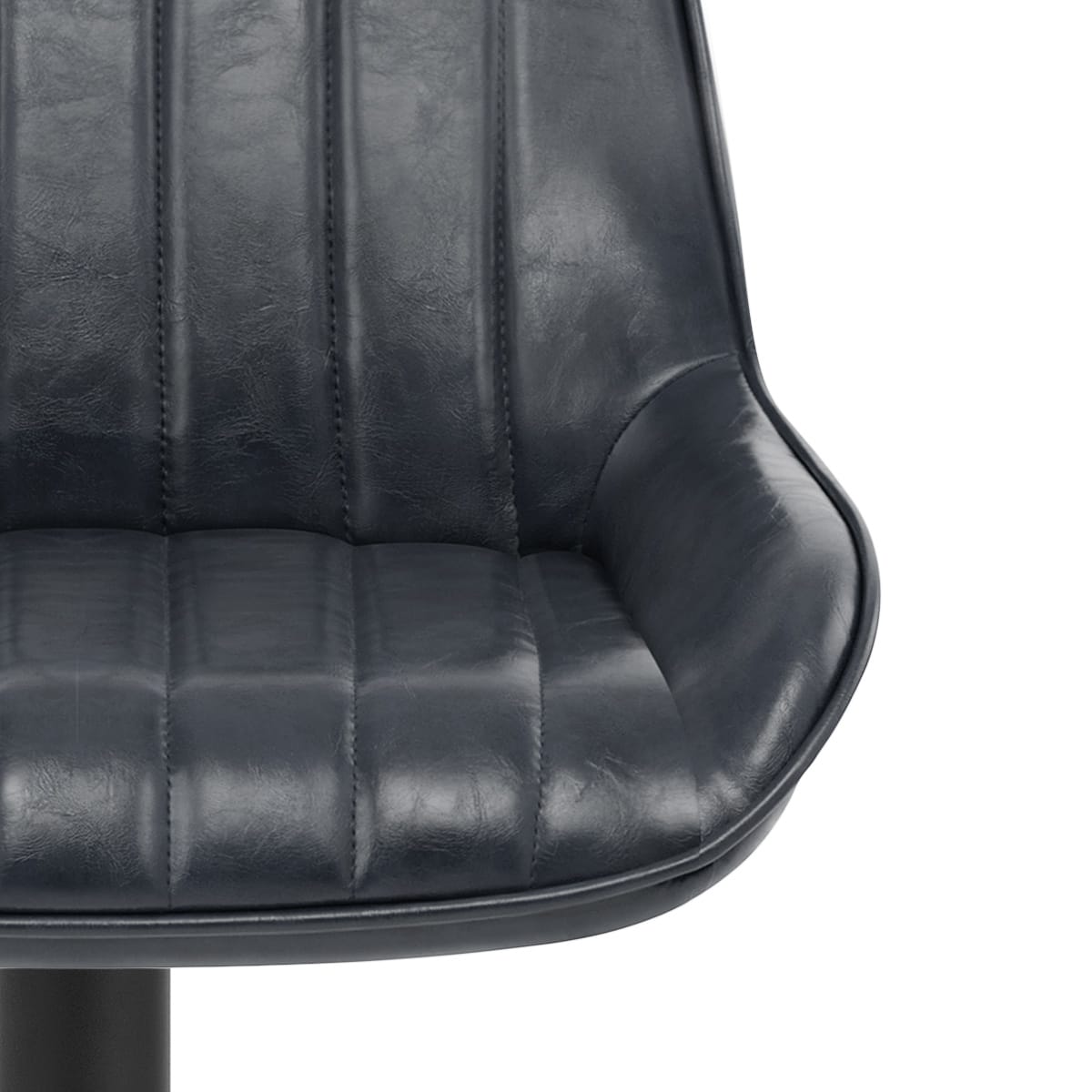 Sgabello Ecopelle - Mustang Blu Scuro