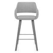 Stoffbarhocker - Nappa Grau