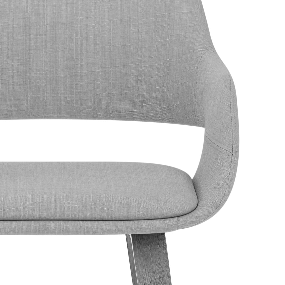 Stoffbarhocker - Nappa Grau