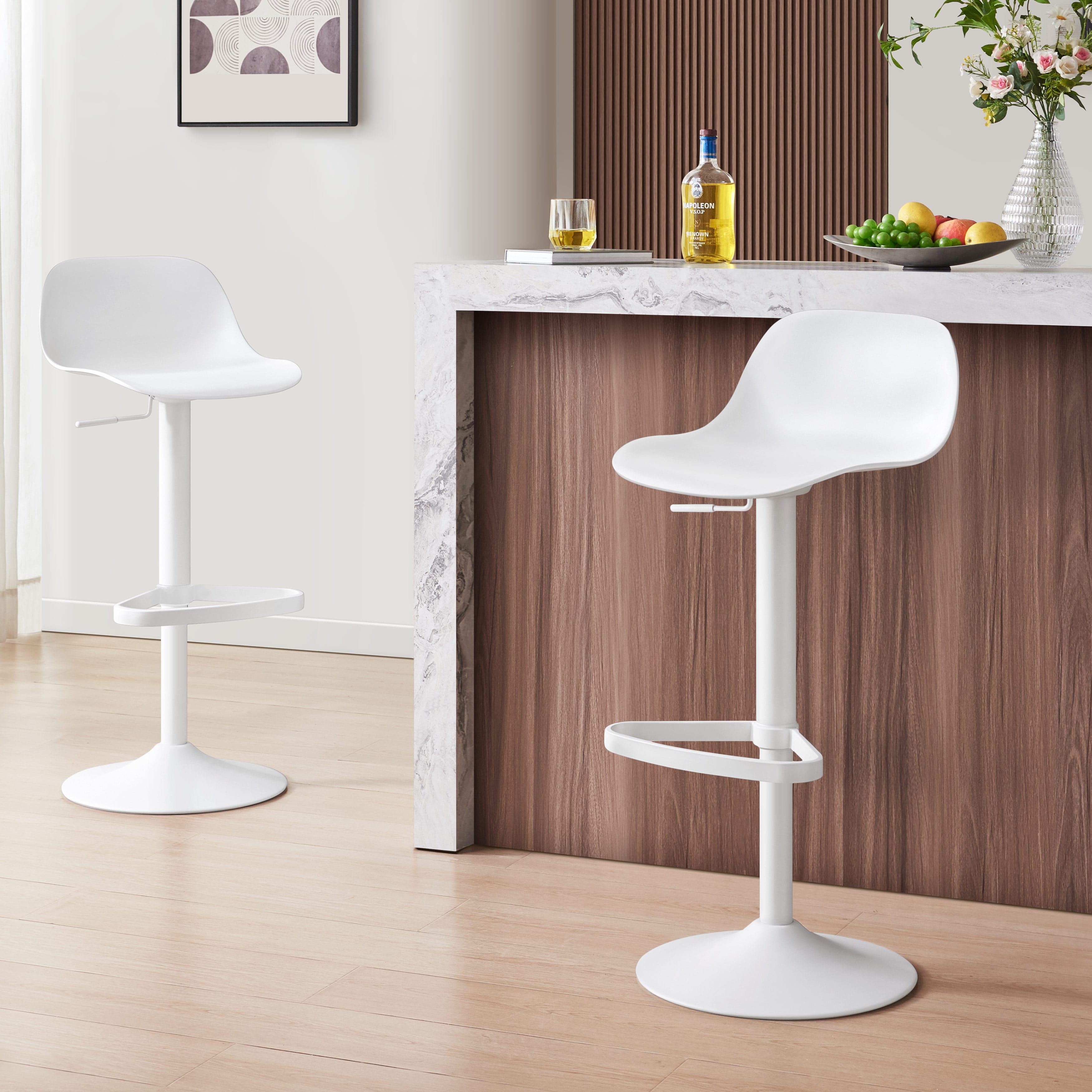Sgabello Bar - Nero Bianco