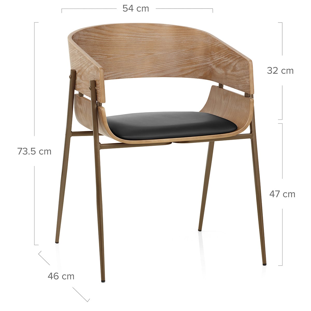 Sedia Legno - Nevada Nero