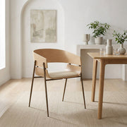 Esszimmerstuhl Holz - Nevada Beige