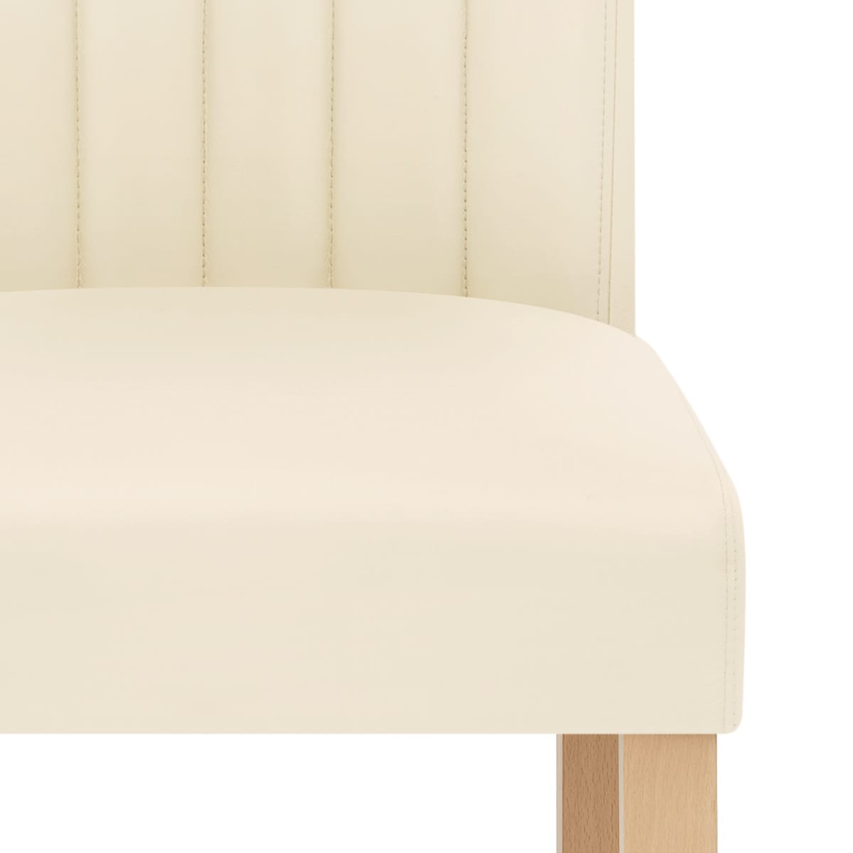 Silla Vera Pelle - Newbury Crema