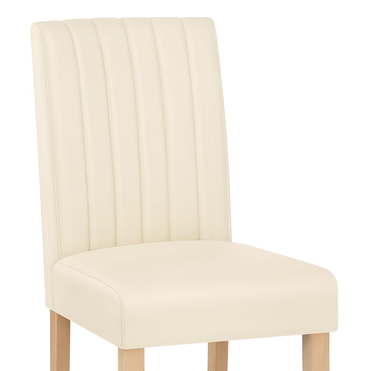 Silla Vera Pelle - Newbury Crema