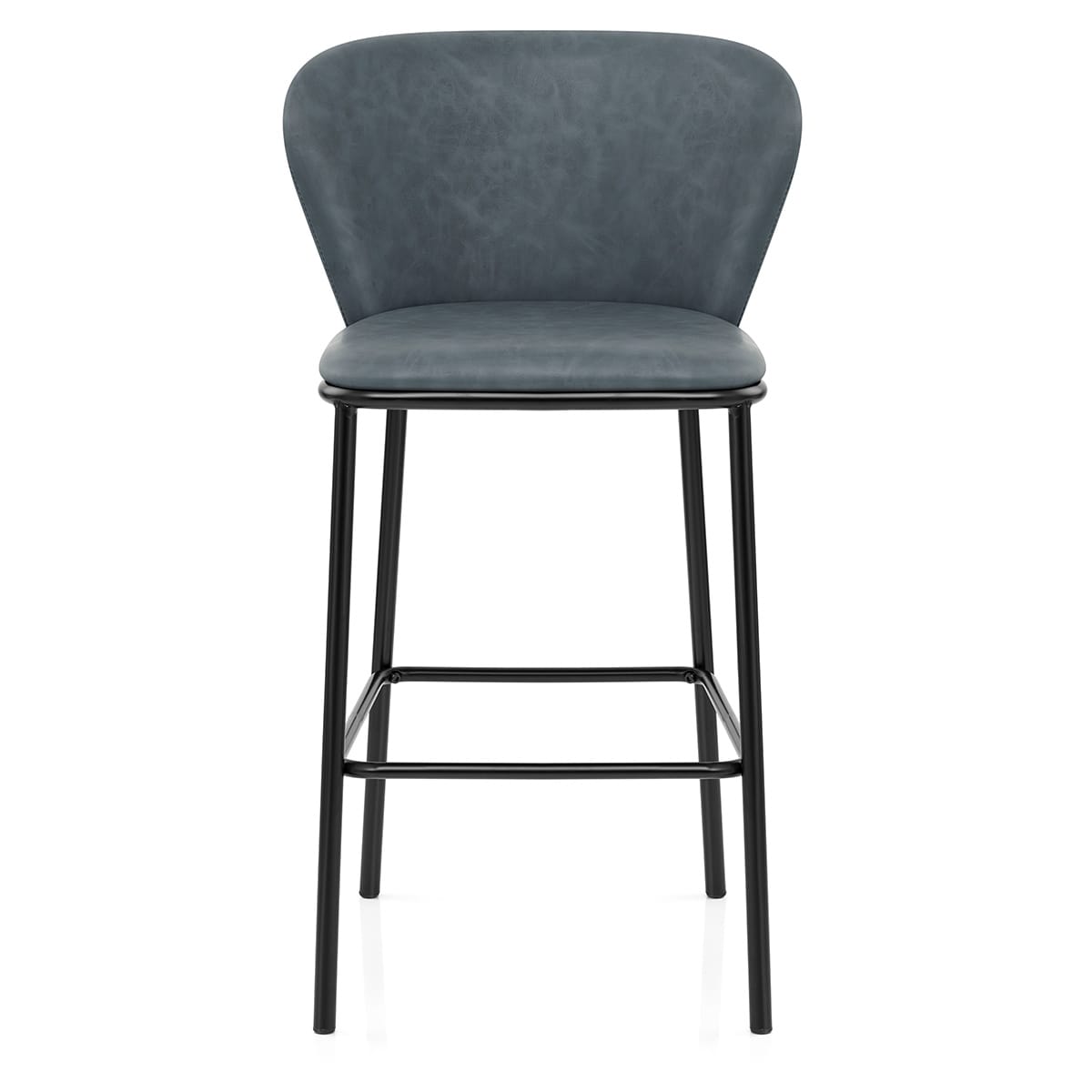 Barhocker Kunstleder - Odette Blau