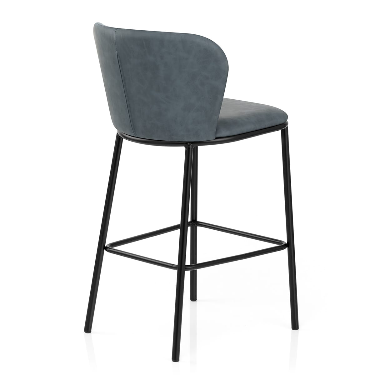 Barhocker Kunstleder - Odette Blau