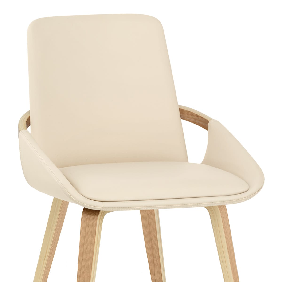 Esszimmerstuhl Kunstleder - Ohio Beige