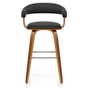 Barhocker Walnuss - Ontario Schwarz