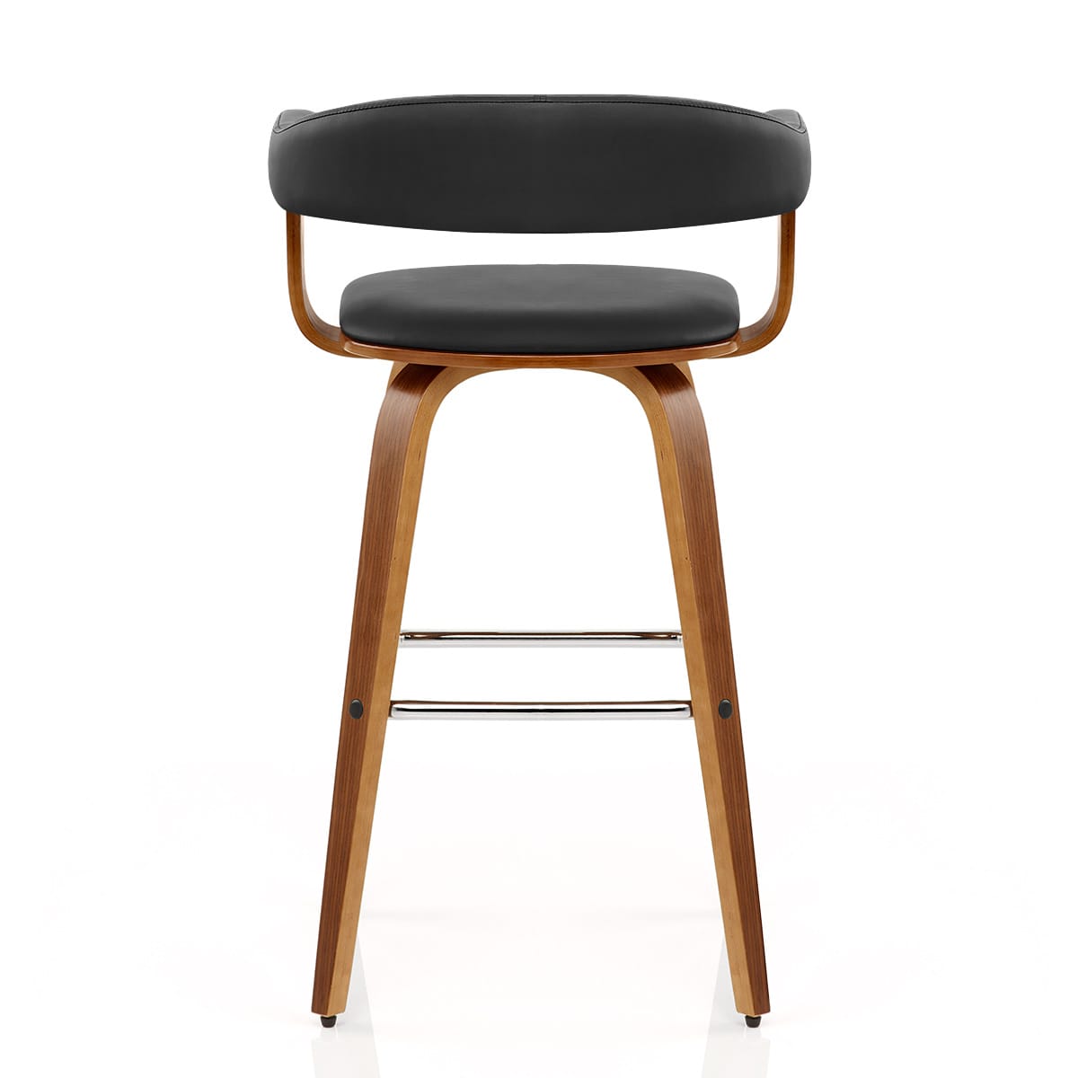 Barhocker Walnuss - Ontario Schwarz