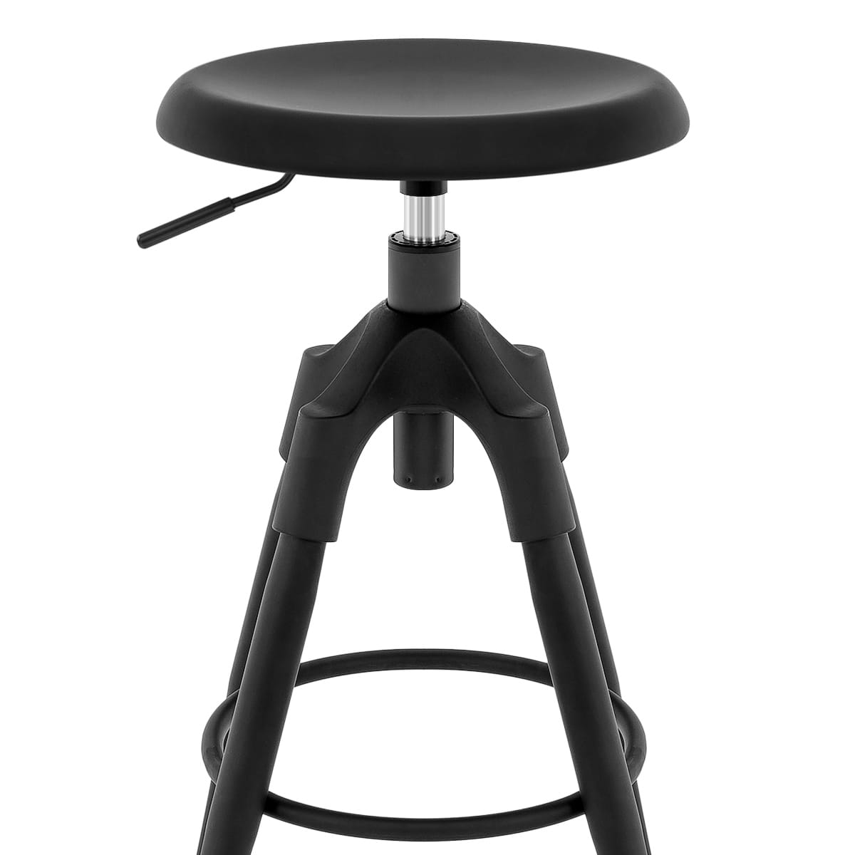 Barhocker Metall - Onyx Schwarz