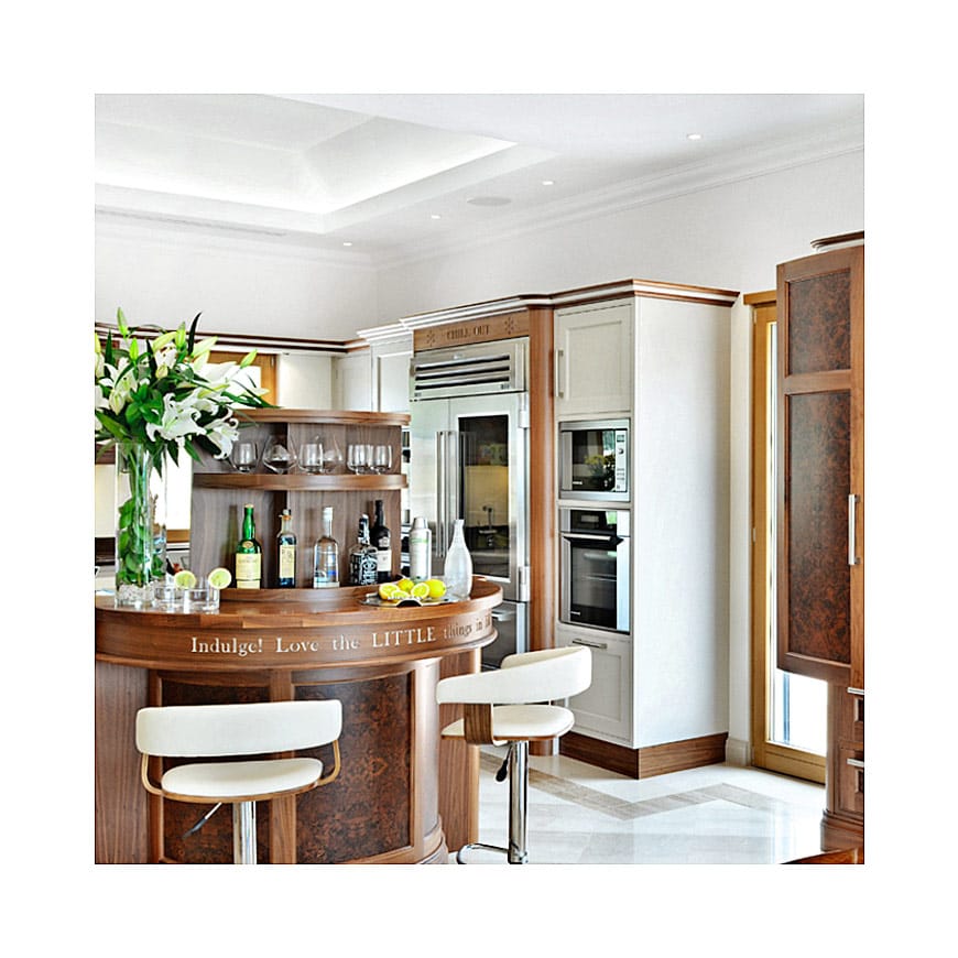 Sgabello Ecopelle Cromato - Orlando Crema
