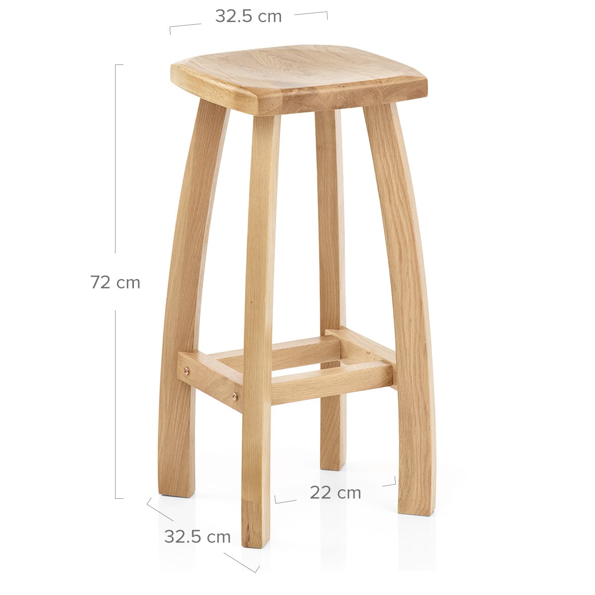 Holzbarhocker Eiche - Oslo Holz