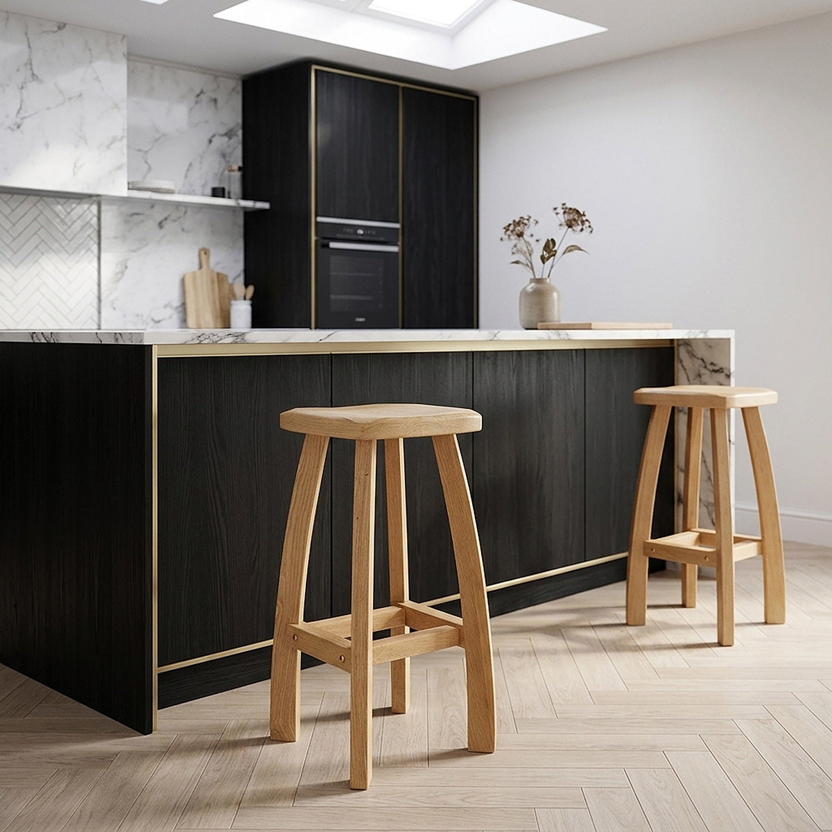 Holzbarhocker Eiche - Oslo Holz