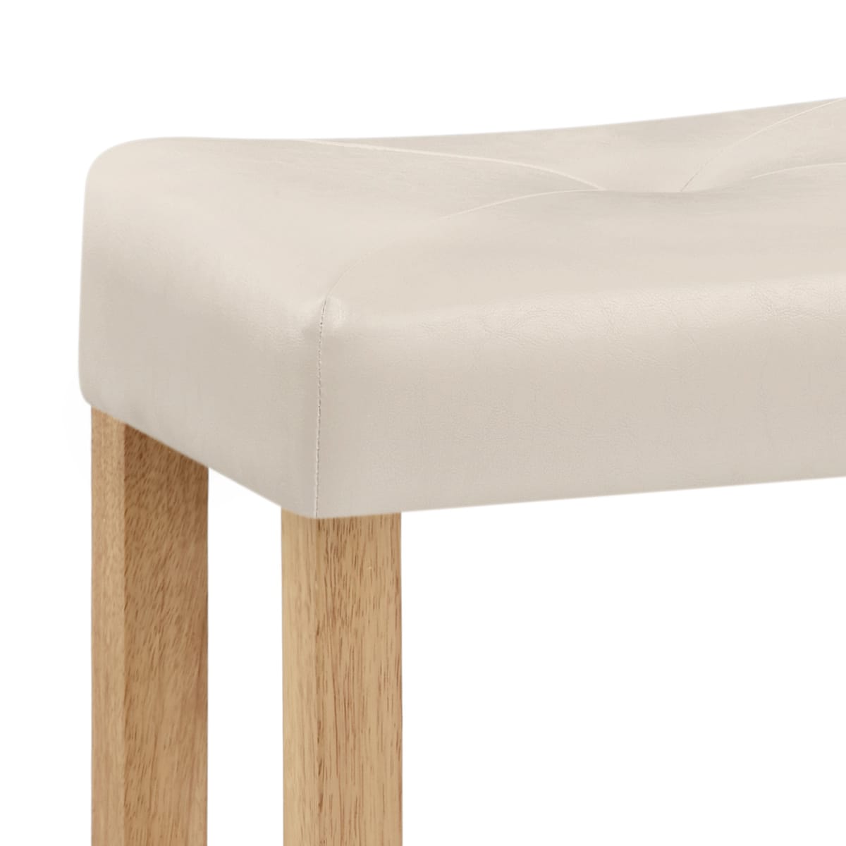 Sgabello Ecopelle Legno - Otis Quercia Crema