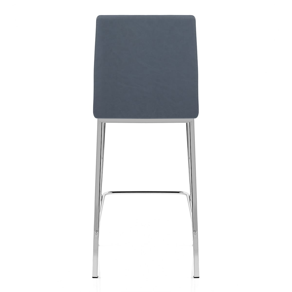 Kunstleder Barhocker Chrom - Pacino Blau