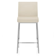 Kunstleder Barhocker Chrom - Pacino Beige