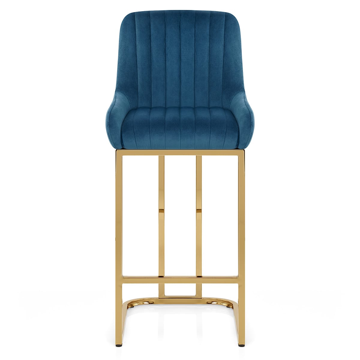 Sgabello Velluto - Paget Blu