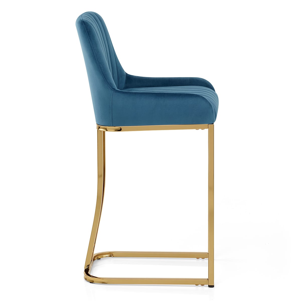 Sgabello Velluto - Paget Blu