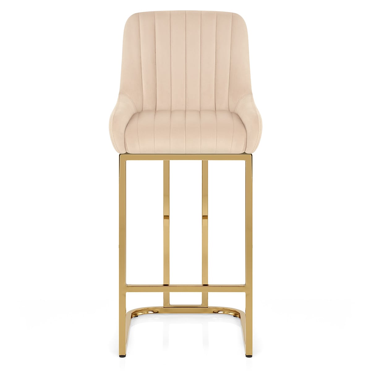 Samt Barhocker - Paget Beige