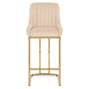 Samt Barhocker - Paget Beige