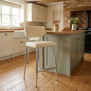 Echtleder Barhocker - Parker Beige