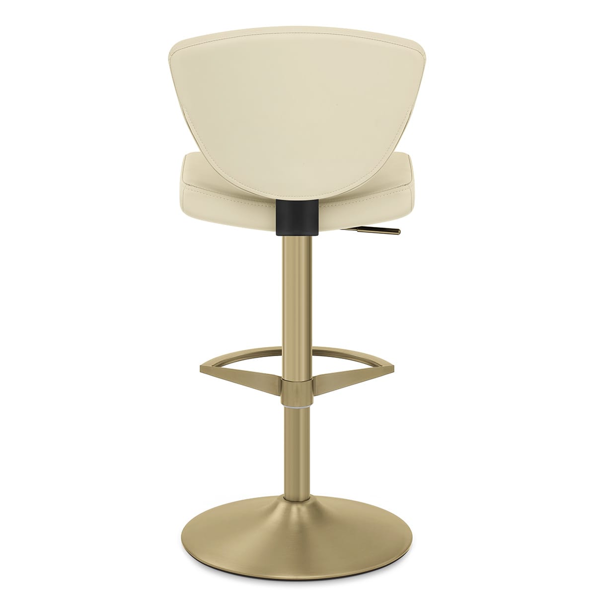 Sgabello da bar Vera Pelle Oro - Pearl Crema