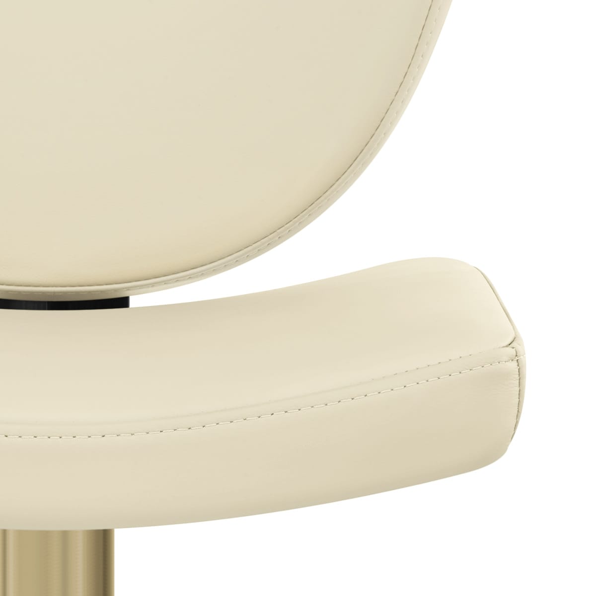 Sgabello da bar Vera Pelle Oro - Pearl Crema