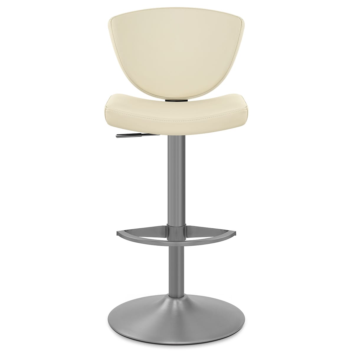 Echtleder Barhocker - Pearl Beige