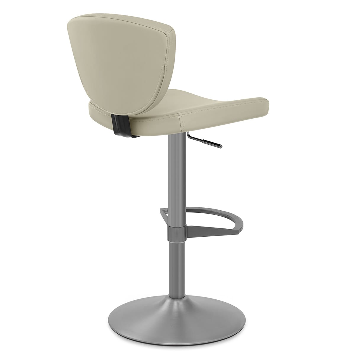 Echtleder Barhocker - Pearl Braungrau