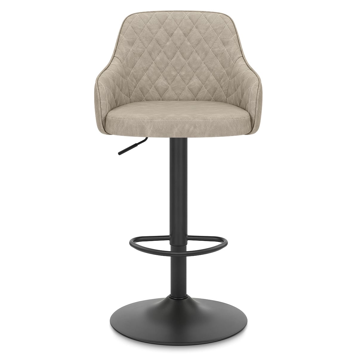 Kunstleder Barhocker - Perth Beige