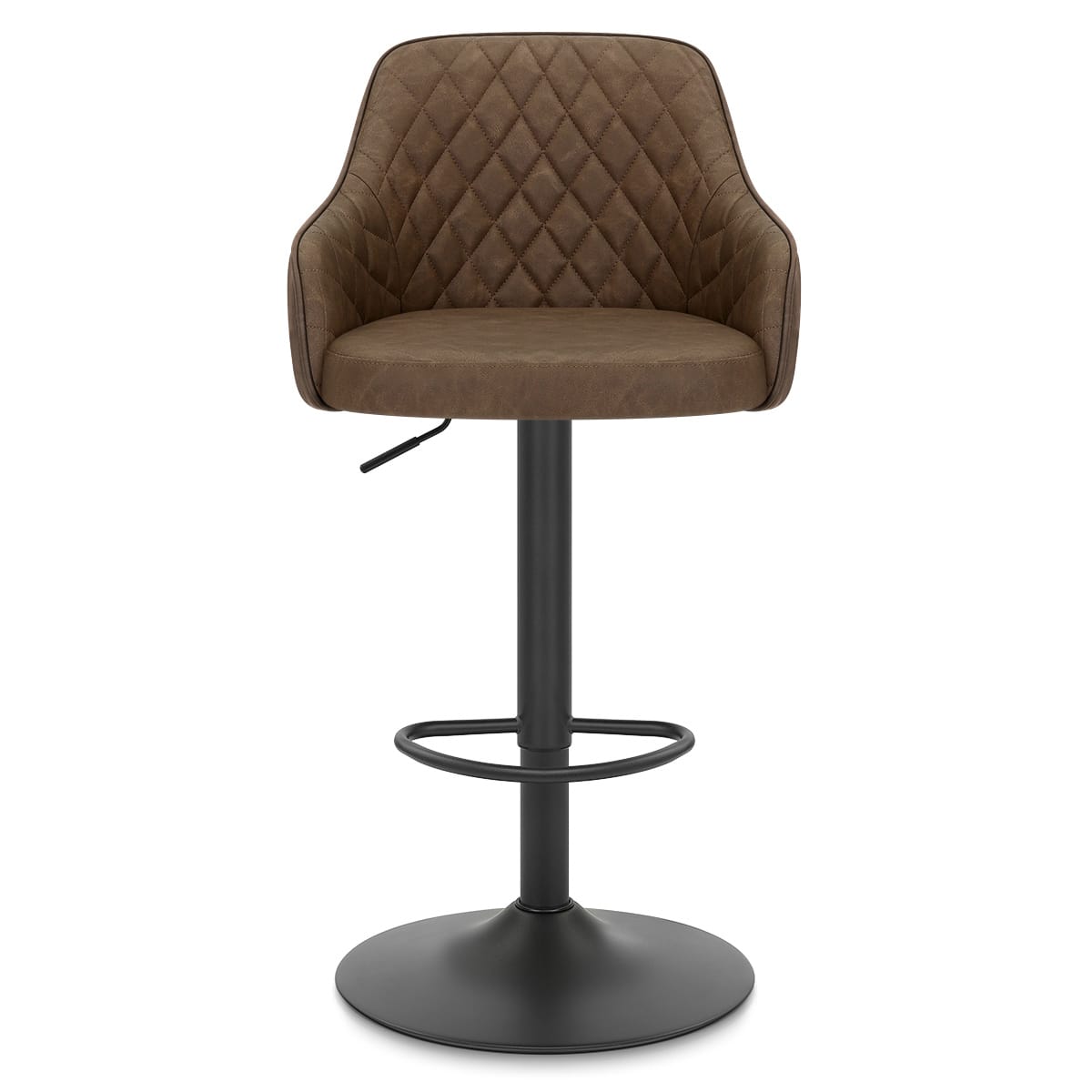 Sgabello Ecopelle - Perth Marrone